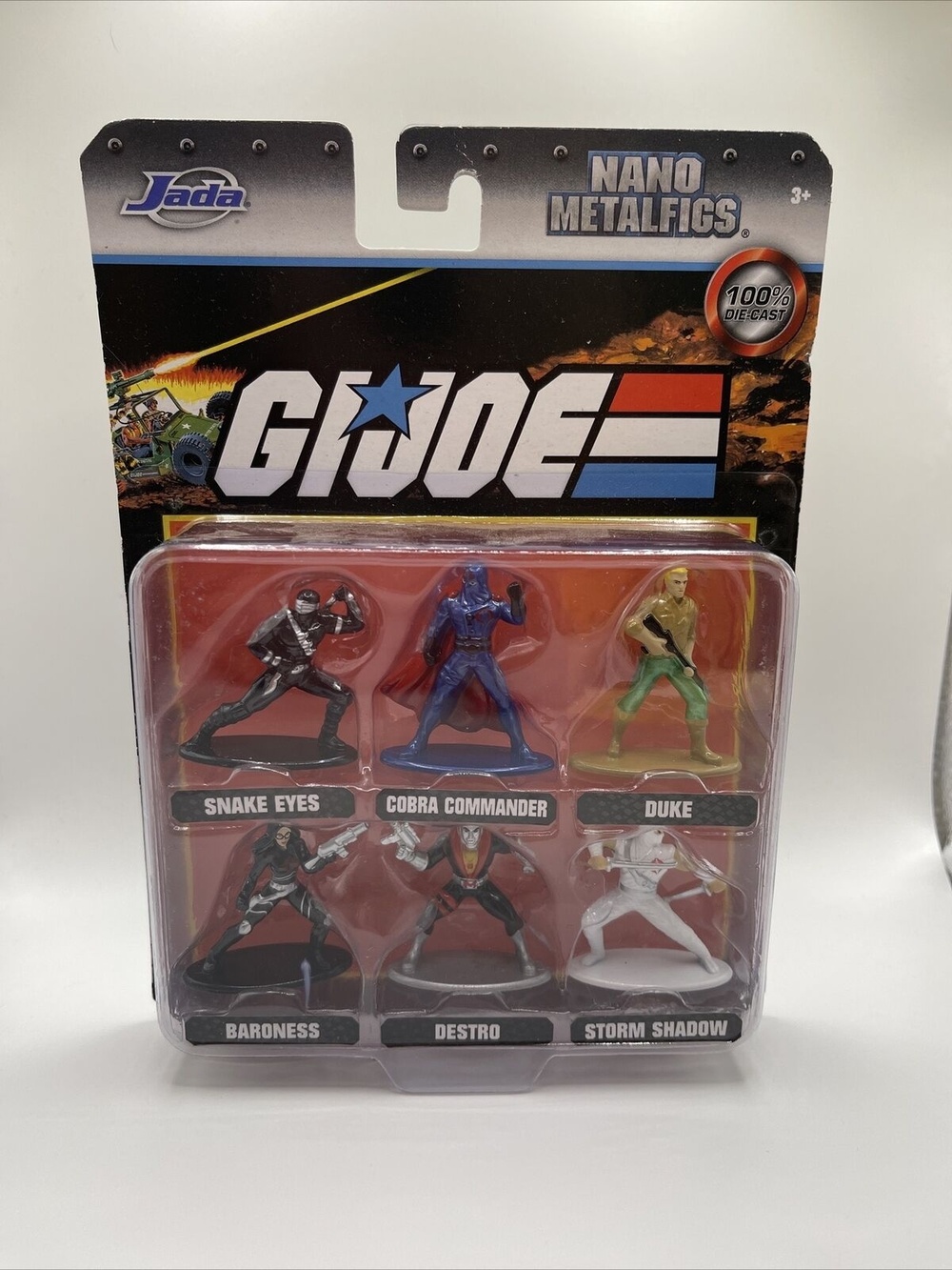 Jada Toys G.I. Joe Nano Metalfigs 100% Die Cast Set Of 6 New